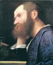 Репродукция картины "portrait of aretino" художника "тициан"