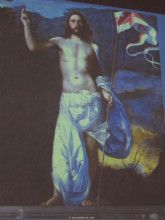 Репродукция картины "risen christ" художника "тициан"