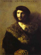 Копия картины "portrait of a man" художника "тициан"