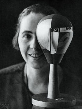 Копия картины "self-portrait with dada-kopf (dada head)" художника "тойбер-арп софи"