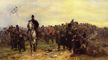 Картина "the return from inkerman" художника "томпсон элизабет"