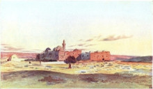 Копия картины "site of the house of the last supper" художника "томпсон элизабет"