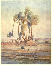 Репродукция картины "the hour of prayer, a souvenir of wady halfa" художника "томпсон элизабет"