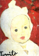 Репродукция картины "child portrait" художника "тоница николае"