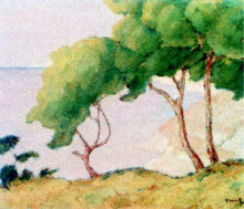 Картина "forest edge (balcic)" художника "тоница николае"