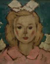 Копия картины "girl in pink" художника "тоница николае"