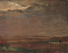 Копия картины "autumn morning" художника "торняй янош"