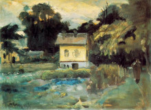 Картина "view at szentendre" художника "торняй янош"