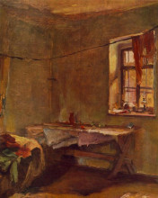 Копия картины "interior" художника "торняй янош"