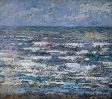 Копия картины "the sea at katwijk" художника "тороп ян"