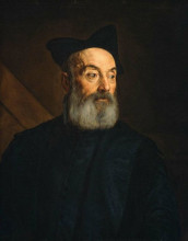 Картина "portrait of a man" художника "бассано якопо"