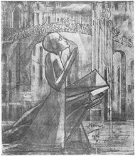 Копия картины "prayer at the road to calvary" художника "тороп ян"
