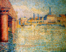 Копия картины "bridge in london" художника "тороп ян"