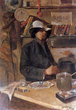 Копия картины "self -portrait" художника "тороп ян"