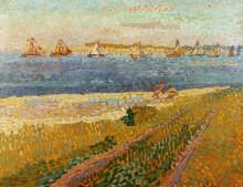 Картина "the fishing fleet of veere" художника "тороп ян"