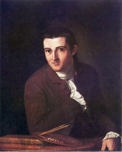 Картина "self-portrait" художника "трамбулл джон"