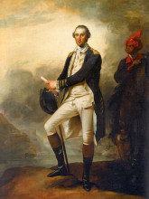 Картина "portrait of george washington and william &#39;billy&#39; lee" художника "трамбулл джон"
