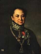 Репродукция картины "portrait of d. p. tatishchev" художника "тропинин василий"