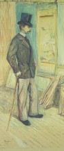 Копия картины "portrait of m. paul sescau (portrait de m. paul sescau)" художника "тулуз-лотрек анри де"