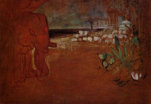 Копия картины "indian decor" художника "тулуз-лотрек анри де"