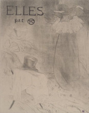 Копия картины "couverture for elles" художника "тулуз-лотрек анри де"