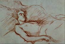 Копия картины "sleeping woman" художника "тулуз-лотрек анри де"