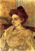 Копия картины "mademoiselle beatrice tapie de celeyran" художника "тулуз-лотрек анри де"