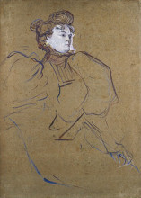 Копия картины "portrait of misia natanson" художника "тулуз-лотрек анри де"