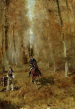 Копия картины "prick and woodman" художника "тулуз-лотрек анри де"