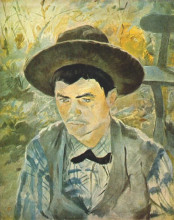 Копия картины "young routy" художника "тулуз-лотрек анри де"