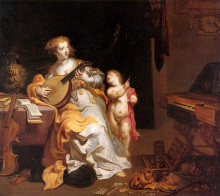 Картина "allegory of vice" художника "тульден теодор ван"