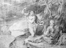 Копия картины "minerva and odysseus at telemachus" художника "тульден теодор ван"