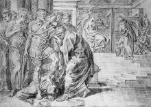 Копия картины "penelope announces odyseus&#39;s return" художника "тульден теодор ван"