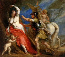 Картина "perseus frees andromeda" художника "тульден теодор ван"