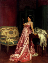 Картина "the admiring glance" художника "тульмуш огюст"
