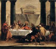 Копия картины "the last supper" художника "тьеполо джованни баттиста"