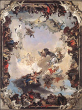 Копия картины "allegory of the planets and continents" художника "тьеполо джованни баттиста"