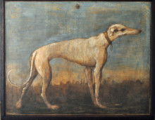 Картина "greyhound" художника "тьеполо джованни доменико"