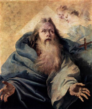 Копия картины "god the father" художника "тьеполо джованни доменико"