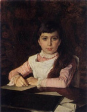 Картина "a portrait of a young girl" художника "тэйлор эдвард"
