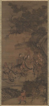 Копия картины "daoist deity of earth" художника "у даоцзы"