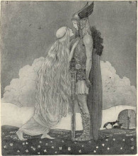 Репродукция картины "freyja and svipdag" художника "бауэр йон"