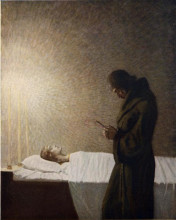 Репродукция картины "the death of guenever" художника "уайет ньюэлл конверс"