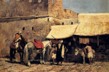 Копия картины "tangiers" художника "уикс эдвин лорд"