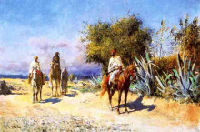 Картина "arabs on the move" художника "уикс эдвин лорд"