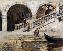 Картина "rialto bridge, venice" художника "уикс эдвин лорд"
