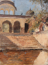 Копия картины "steps in sunlight (india)" художника "уикс эдвин лорд"