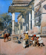 Картина "a portico in ahmedabad, india" художника "уикс эдвин лорд"