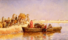 Картина "along the nile" художника "уикс эдвин лорд"