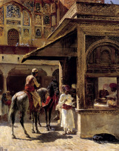 Копия картины "street scene in india" художника "уикс эдвин лорд"